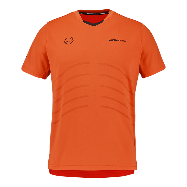 T-Shirt Babolat Rot/Orange Replik 2026 J. Lebron