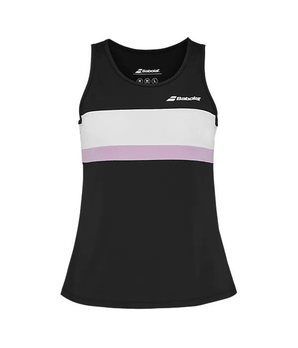 Camiseta Babolat Tank Top Black/Black Woman 2025