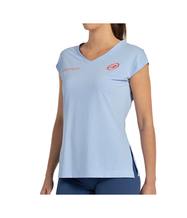 Camiseta Bullpadel Delfi Azul Celeste Women 2025