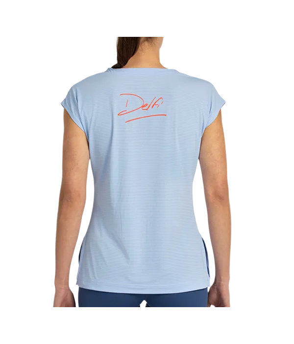 Camiseta Bullpadel Delfi Azul Celeste Women 2025