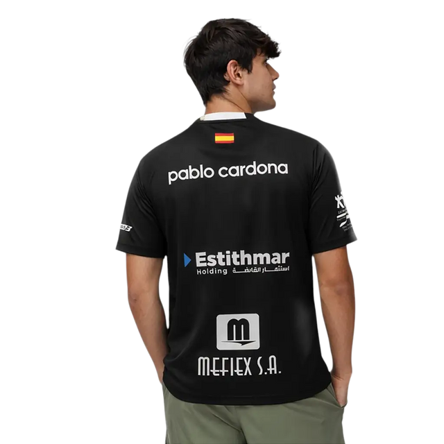 Camiseta Bullpadel Montse Pablo Cardona Negro