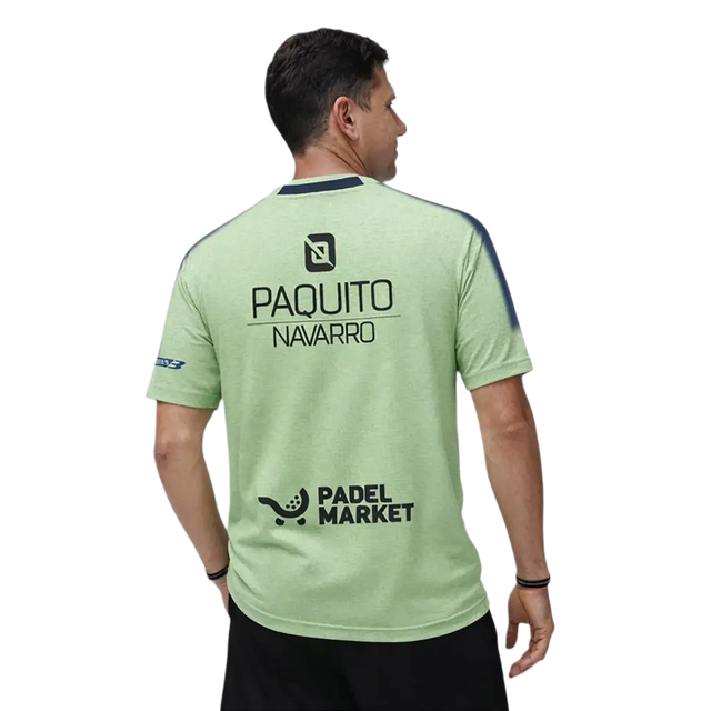 Camiseta Bullpadel Montse Paquito Navarro Verde Vigore Ácido