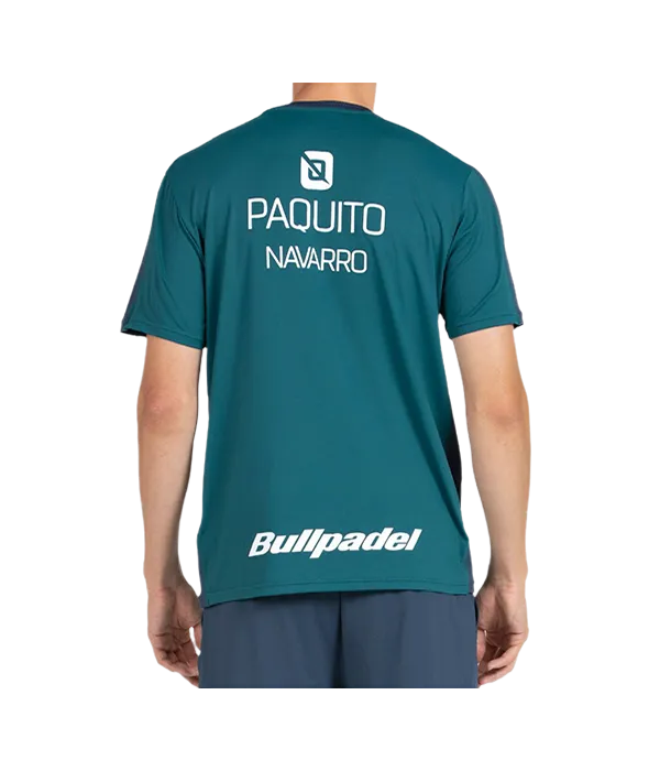 Camiseta Bullpadel Paquito Verde Oscuro 2025