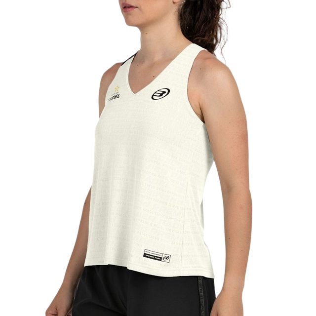 Camiseta Bullpadel Piura Crudo Mujer 2025