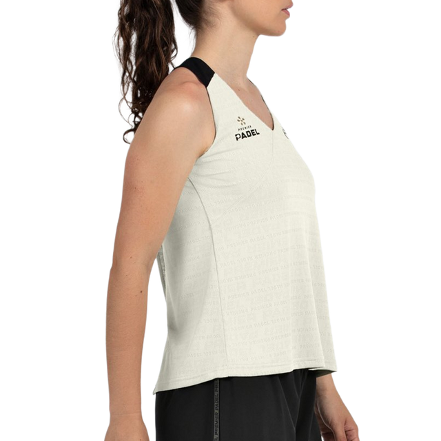 Camiseta Bullpadel Piura Crudo Mujer 2025