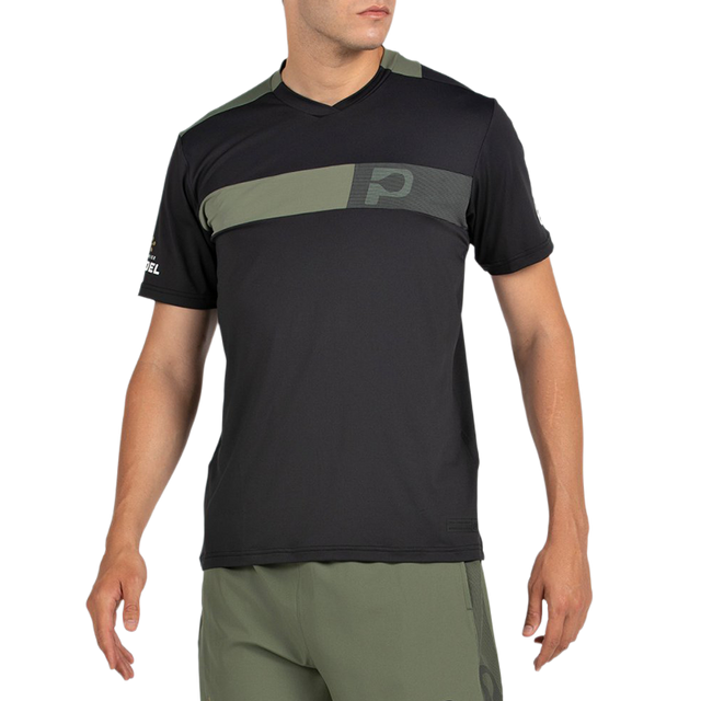 Camiseta Bullpadel Puyo Premier Padel Negro