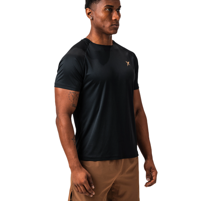 T-Shirt Drop Shot Global Schwarz 2025