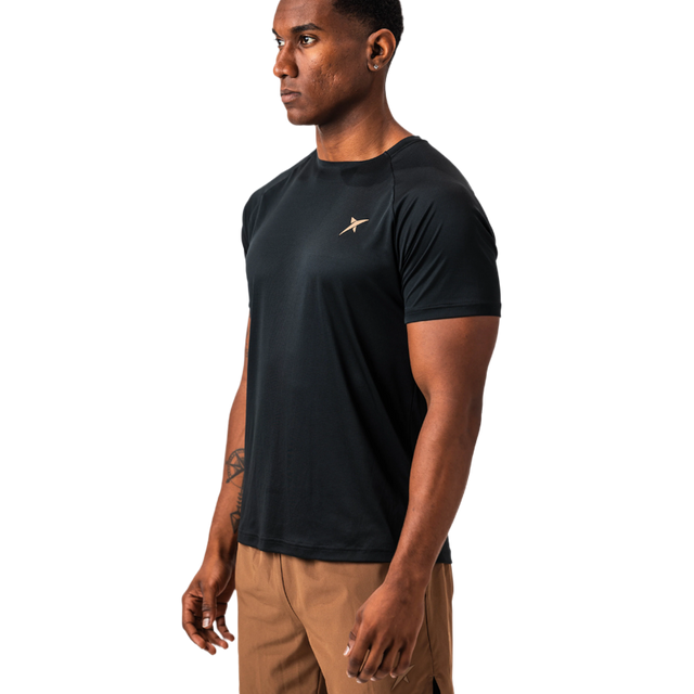 T-Shirt Drop Shot Global Schwarz 2025