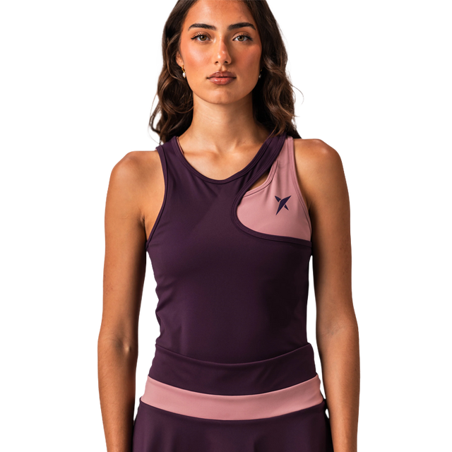 T-Shirt Drop Shot Vania-Frau Violett 2025