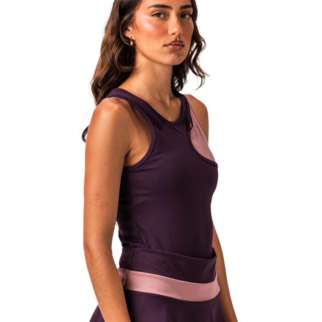 T-Shirt Drop Shot Vania-Frau Violett 2025