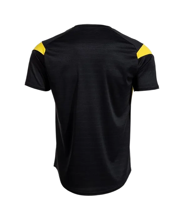Camiseta Joma Montreal Negro/Amarillo/Blanco 2025