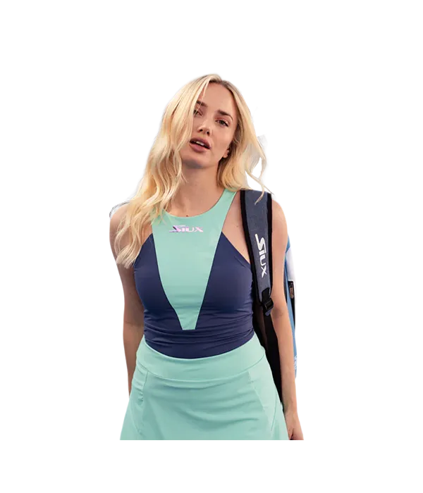Camiseta Siux Dusk Women Azul sin mangas 2025