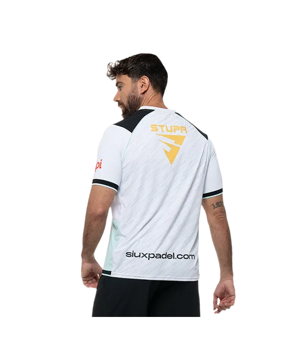 Camiseta Siux Electra Stupa Oficial Blanca 2025