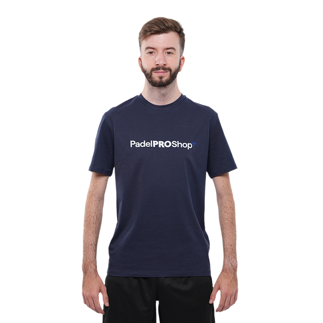 Cotton T-shirt PadelPROShop Blue Marine