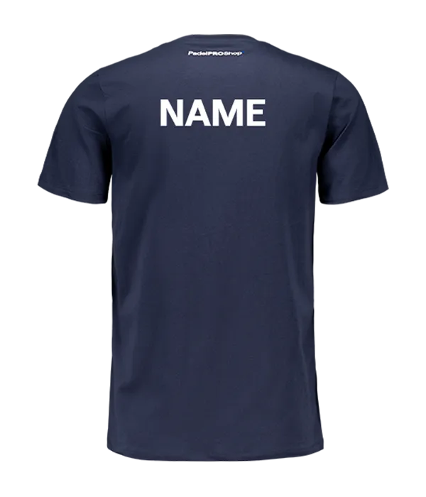 Cotton T-shirt PadelPROShop Blue Marine