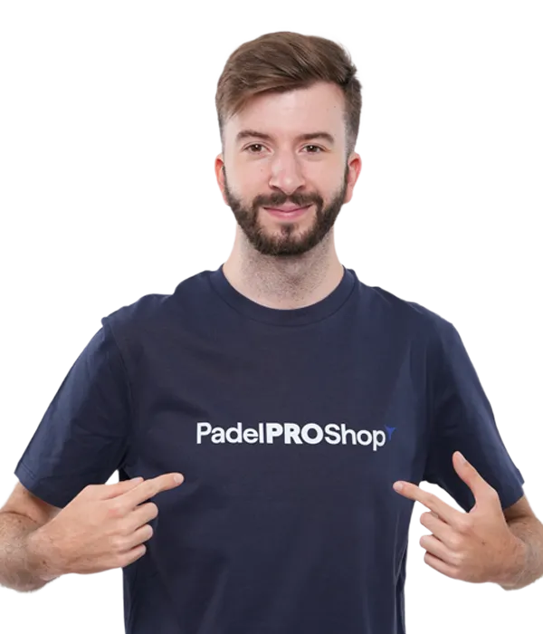 Cotton T-shirt PadelPROShop Blue Marine