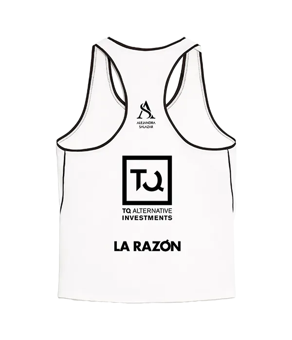 Camiseta Oysho Alejandra Salazar Blanca 2025
