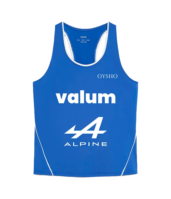 Camiseta Oysho Alejandra Salazar Azul 2025