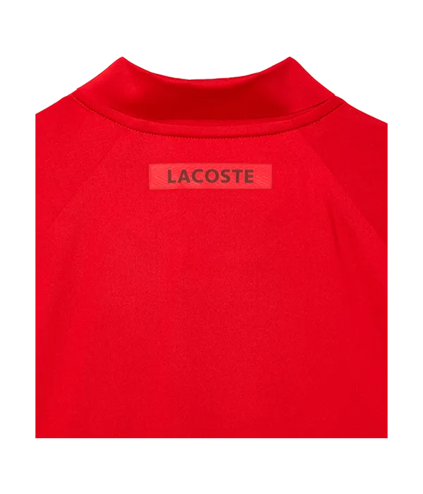 Polo Lacoste Djokovic Rojo/Negro 2025