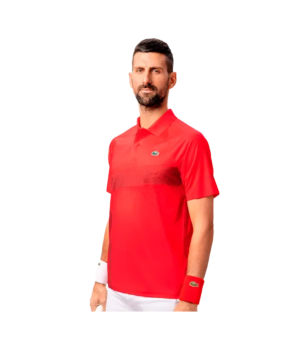 Polo Lacoste Novak Djokovic Rojo 2025