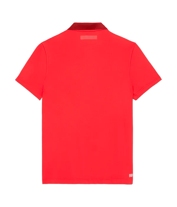 Polo Lacoste Novak Djokovic Rojo/Granate 2025