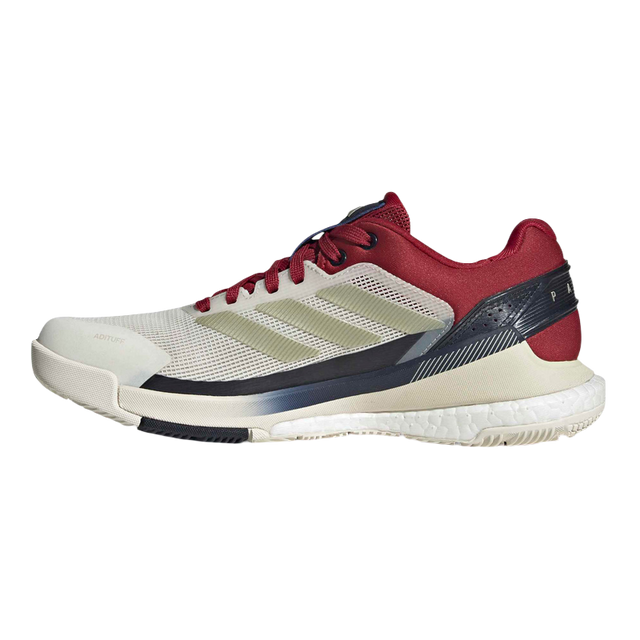 Zapatilla Adidas Crazyquick Boost Padel Mujer Blanco/Rojo 2026