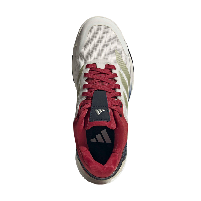 Zapatilla Adidas Crazyquick Boost Padel Mujer Blanco/Rojo 2026