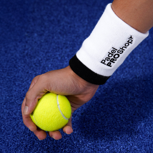 Long Wristband PadelPROShop White/Black