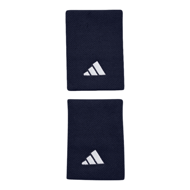 Muñequeras Adidas Largas Azul Marino Logo Grande