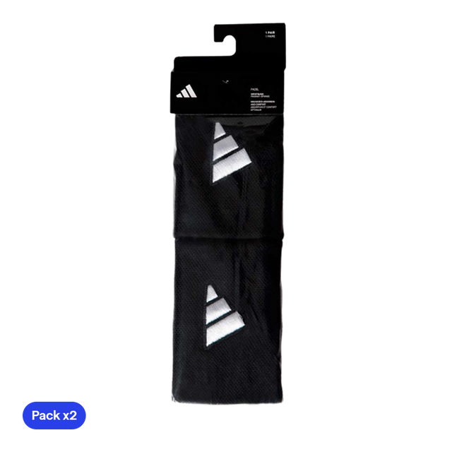 Bracelets Adidas Longue noire Logo grand