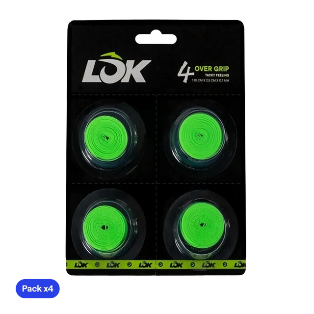Overgrips LOK Green (Pack x4)