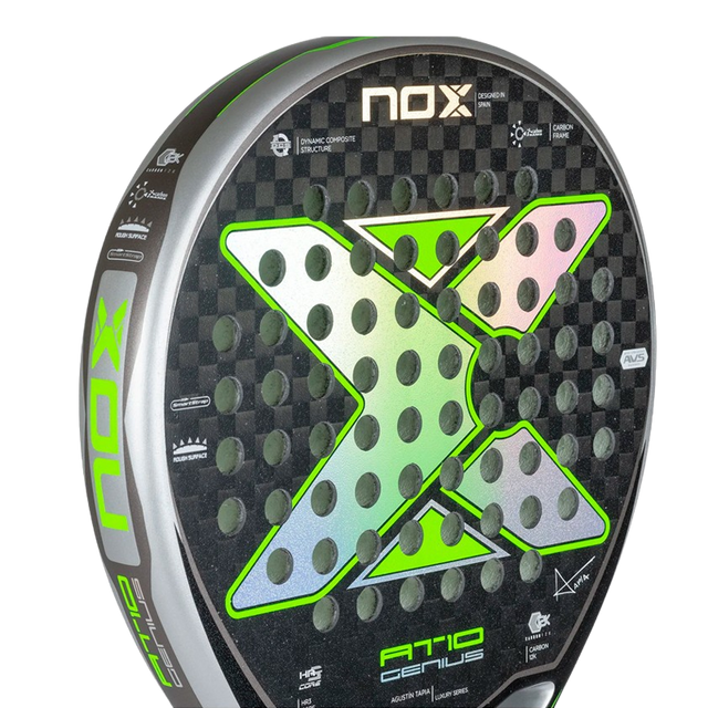 Nox Padel Racket Pack AT10 Genius 12K Limited Edition Agustín Tapia + Padel bag PadelPROShop + PadelPROShop Padel Balls Fast (PadelPROShop Exclusive)
