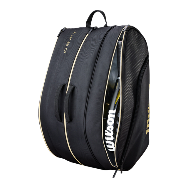 Sac de padel Wilson Defy V1 Black/Gold 2026