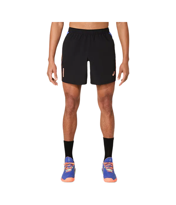 Pantalón Corto Asics Court 7in Negro/Azul