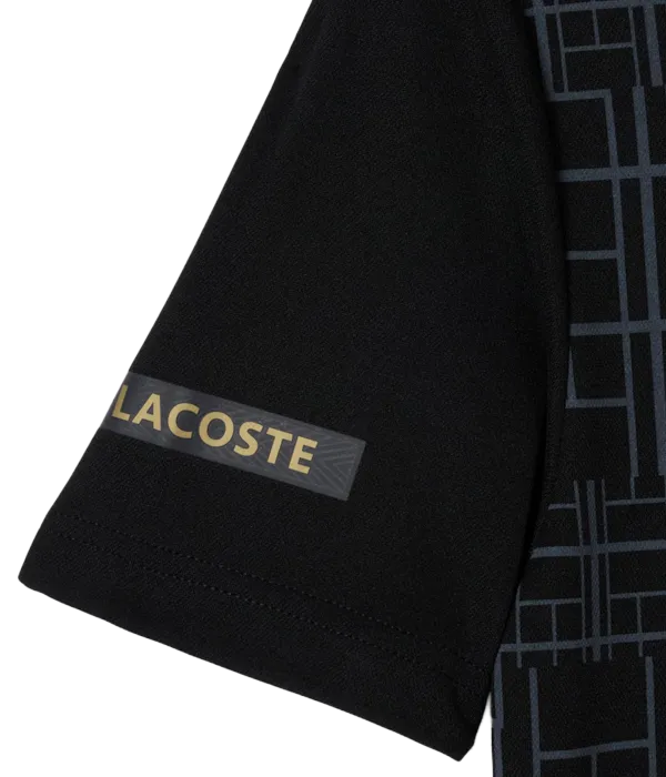 Polo Lacoste Novak Djokovic Negro 2025