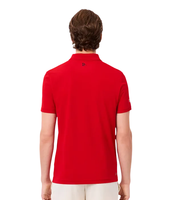 Polo Lacoste Tennis x Novak Djokovic Rojo 2025