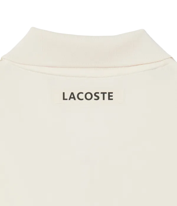Polo Lacoste Ultra Dry Blanco Roto 2025