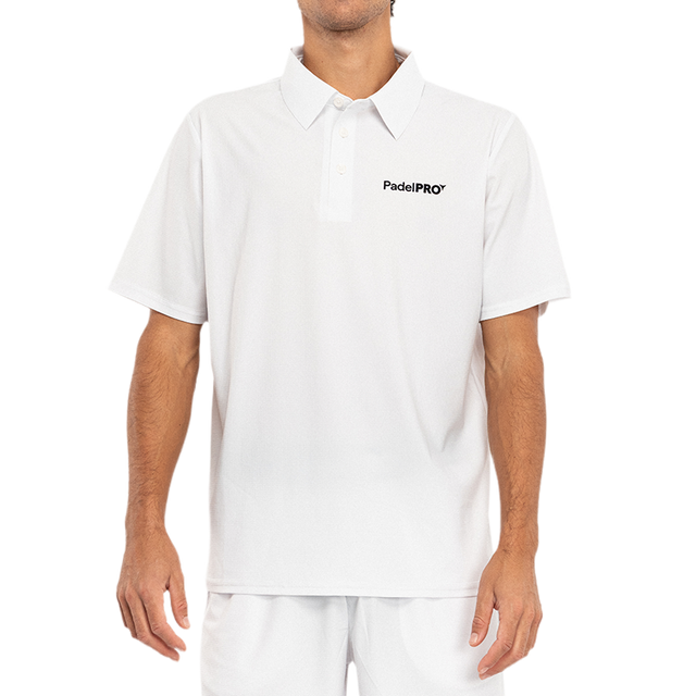 Polo Pro Elite PadelPRO White