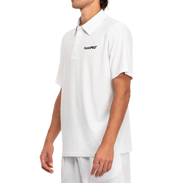 Polo Pro Elite PadelPRO White
