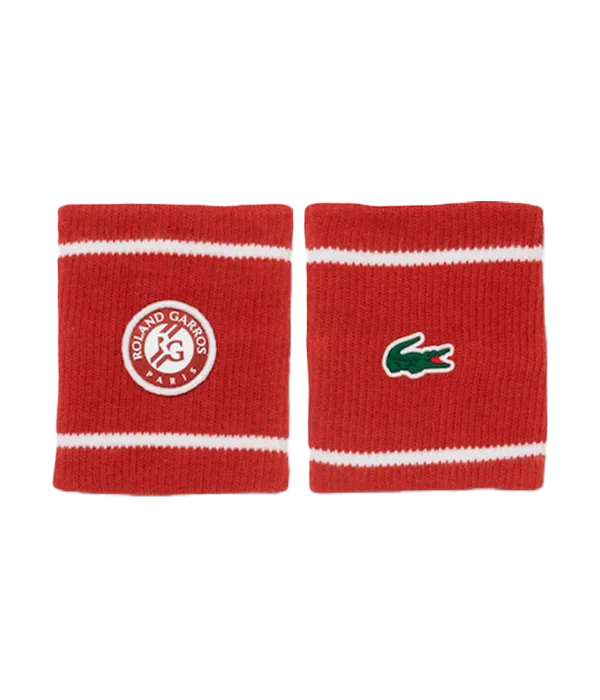 Muñequeras Lacoste Roland Garros Marrón 2025