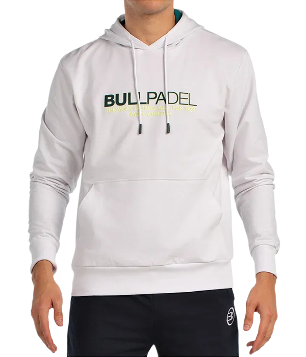 Sudadera Bullpadel Boyen Blanco 2025