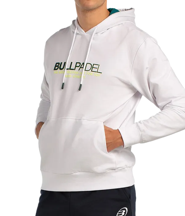 Sudadera Bullpadel Boyen Blanco 2025