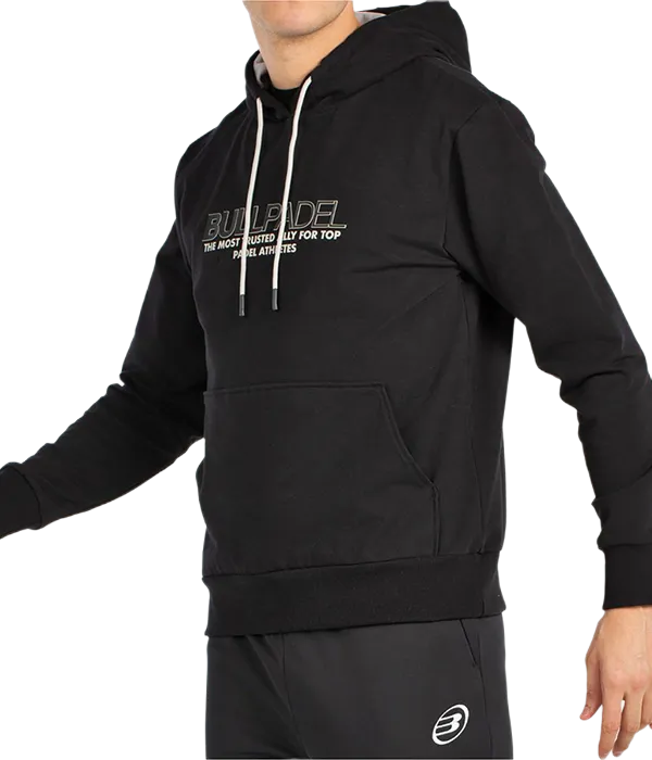 Sudadera Bullpadel Boyen Negro 2025