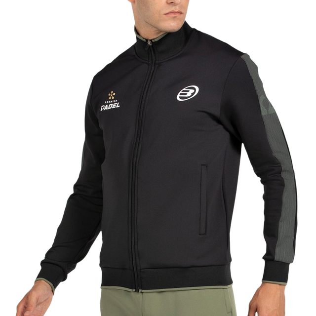 Sudadera Bullpadel Pindaro Premier Padel Negro