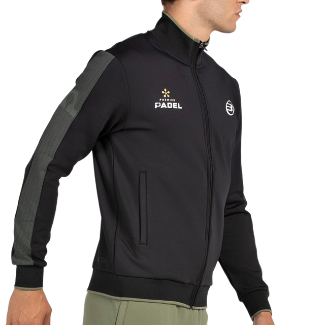 Sudadera Bullpadel Pindaro Premier Padel Negro
