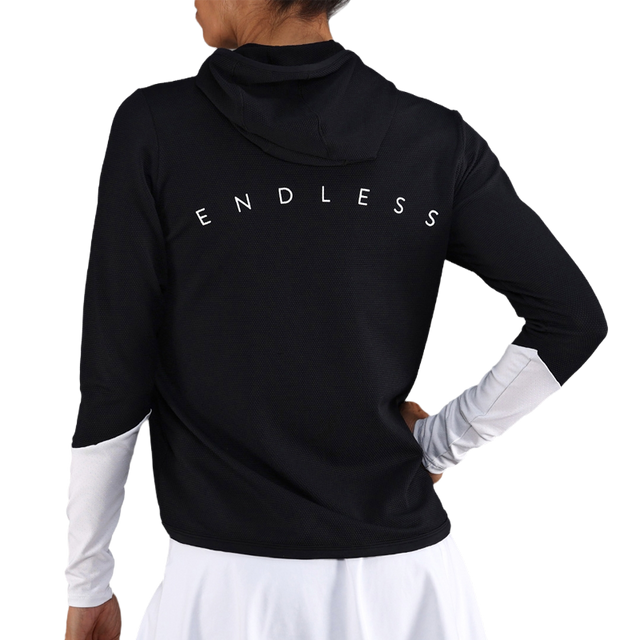 Sweatshirt Endless Breath Line Black White 2026
