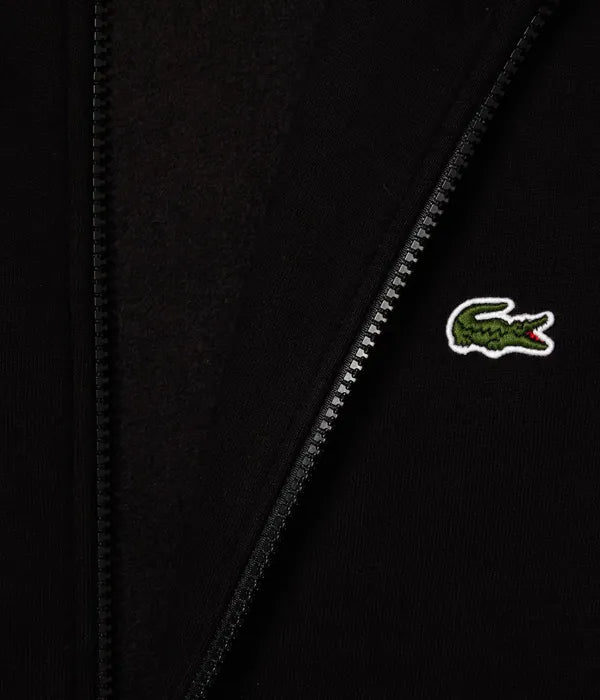 Sudadera Lacoste con Cremallera Negro 2025
