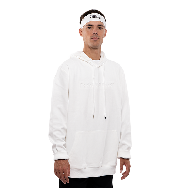 Felpa PadelPROShop Bianco con rilievo 2025