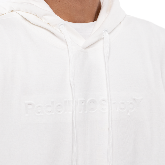 Felpa PadelPROShop Bianco con rilievo 2025