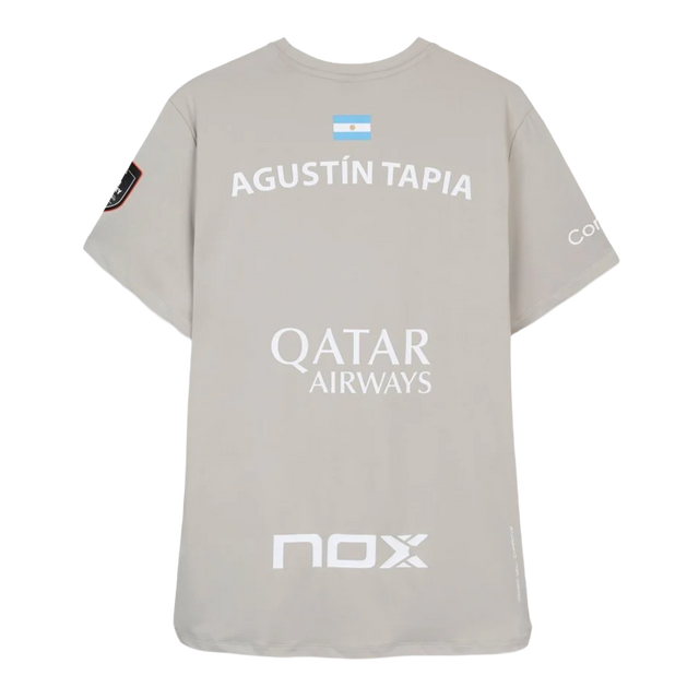 Camiseta NOX Sponsors AT10 Light Grey 2026 A. Tapia